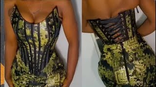 How to cut an OVERBUST CORSETBUSTIER DETAILED [upl. by Rockwell]