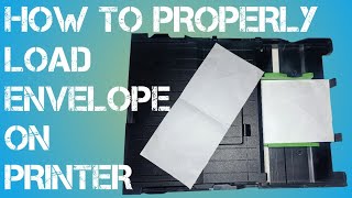 How to load envelope on printer [upl. by Llehsad]