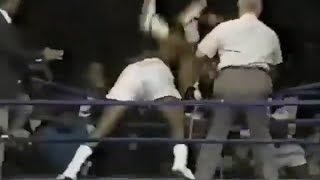 Riddick Bowe vs Elijah Tillery Crazy Fight [upl. by Cullin]