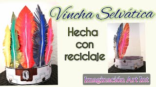 Vincha Selvática hecha con reciclaje [upl. by Anayaran]