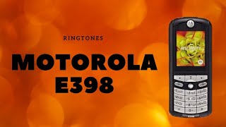 Motorola E398  Ringtones [upl. by Aihtnys614]