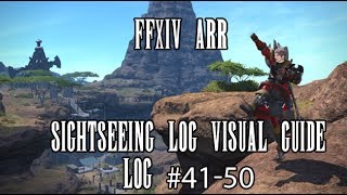 FFXIV ARR Sightseeing Log 4150 Visual Guide [upl. by Hoagland]