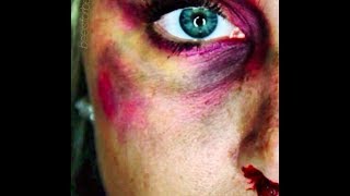 fight club bruise sfx wound makeup tutorial [upl. by Benisch]