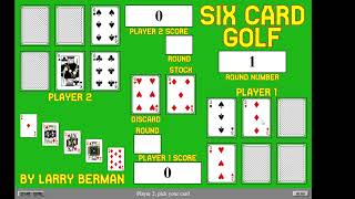 Six Card Golf card game in Beta test [upl. by Nahtan]