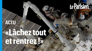 Grosse frayeur pour un cosmonaute de l’ISS lors d’une sortie dans l’espace [upl. by Uile]