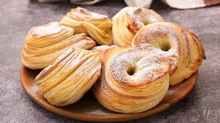 Ciambelle sfogliate la ricetta perfetta per una colazione speciale [upl. by Idissak]