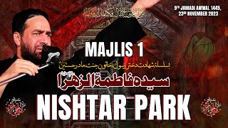 Majlis 1  Nishtar Park  Maulana Syed Ali Raza Rizvi  Ayyam e Fatimiya 1445 2023 [upl. by Stimson982]