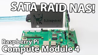 I built the fastest Raspberry Pi SATA RAID NAS [upl. by Einnil]