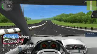 City Car Driving  Automatic Transmission Behaviour [upl. by Aerdnahs]