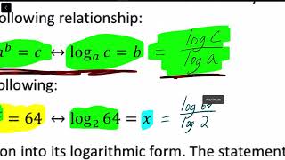 BC PreCalculus 12  81 Understanding Logarithms [upl. by Grayson]