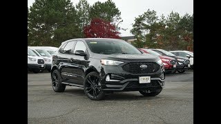 2019 Ford Edge ST Review  Start Up Revs and Walk Around [upl. by Bluma]