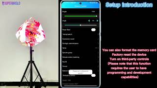 3D Hologram Fan How It Works Fullfeatured App Function Demo of F Series From SuperbHolo [upl. by Uzia]