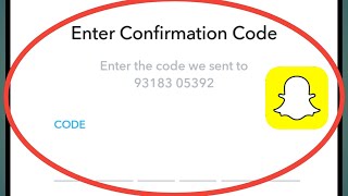 Snapchat Code Problem  How To Fix Snapchat VerificationConfirmation Code Problem [upl. by Fee]