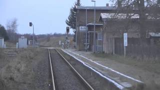 Führerstandsmitfahrt Strecke MalchowParchim 28032015 [upl. by Ajiak]