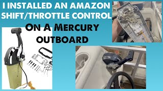 Installing Mercury Outboard ControlsFROM AMAZON [upl. by Atteloc38]