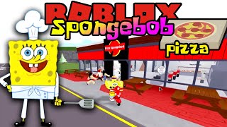 SPONGEBOB MEMBUAT RESTORAN PIZZA 🍕😎  Roblox Spongebob Indonesia [upl. by Legnaesoj]