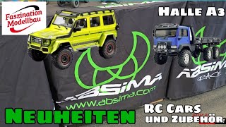 Absima Neuheiten  Mini Crawler Monster Trucks Buggy Offroad Technik  Faszination Modellbau 2024 [upl. by Alah]