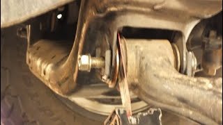 Replace Toyota Lower control arm bushingsSPC Alignment [upl. by Onitsuaf]