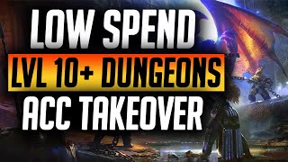 TAKING DUNGEONS FROM LVL 10 LOW SPENDER TAKEOVER  Raid Shadow Legends [upl. by Jansson]