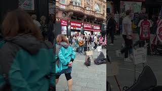 London music in Street in holidays 4k [upl. by Rickey]