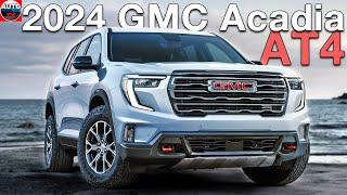 All NEW 2024 GMC Acadia AT4  Visual REVIEW interior exterior [upl. by Salesin]