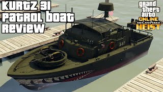 Kurtz 31 patrol boat review  GTA Online guides [upl. by Yenwat965]