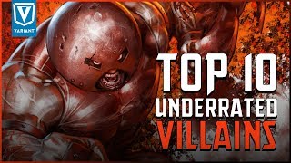 Top 10 Most Underrated Super Villains [upl. by Eileme]