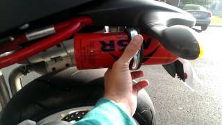 Mounting an Extra Fuel or Gas Tank on a Motorcycle [upl. by Island549]