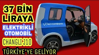 37 bin liraya Elektrikli Otomobil Çinli Changlı j10 Türkiyeye geliyor [upl. by Adyht]