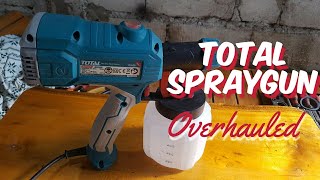 Overhaul Cleaning amp Maintenance  Total tt350 Watts  Electric Spray Gun  Total Spray Gun Cleaning [upl. by Olzsal]