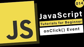 JavaScript Basics  onClick Event [upl. by Aliuqaj]