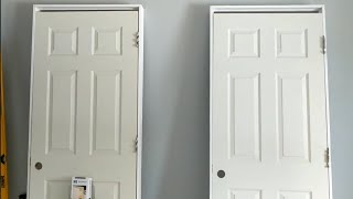 Home Depots JeldWen VS Lowes Reliabilt Prehung Door Comparison [upl. by Janey]