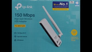 TPLink TLWN722N 150 Mbps High Gain Wireless USB Adapter Worlds No1 [upl. by Innad]