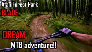 Afan Forest Park MTB  BLADE TRAIL [upl. by Phedra]