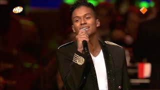 Jermaine Jackson amp Sons Jaafar and Jermajesty Stage Debut quotThe Christmas Songquot Live Performance [upl. by Eiggem418]