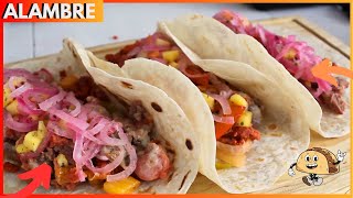 TACOS DE ALAMBRE  como hacer cocina en casa [upl. by Jacki592]