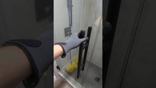 Custom Pivot Shower Door Installation [upl. by Emogene624]