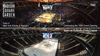 Madison Square Garden Special Edition Transformation TimeLapse [upl. by Maibach]