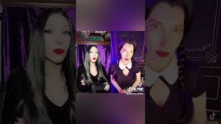 Jessica Felice 4 Morticia Addams Family Halloween Makeup Costume Cosplay SuperFan Hype Shorts [upl. by Lillywhite]