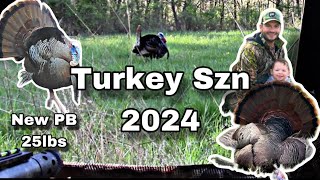 Ohio Turkey Hunt 2024 New PB 25lb Turkey [upl. by Cheri]