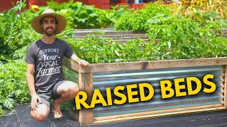 Beautiful DIY Metal Raised Garden Beds  Complete Guide [upl. by Georgy]