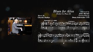 Peter Martin  Blues For Alice Piano Transcription [upl. by Nanreh]