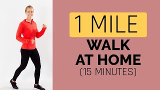 1 Mile Walk At Home Workout 15 Minutes [upl. by Htebzile]