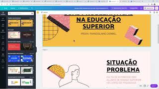 COMO FAZER SLIDE NO CANVA [upl. by Annawad]