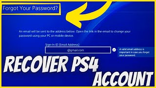 HOW TO RECOVER YOUR PS4 ACCOUNT WITHOUT EMAIL PASSWORD DATE OF BIRTH EASY METHOD [upl. by Ameer]