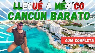 CANCUN SUPER BARATO GUÍA COMPLETA 2023 ¿Que hacer ¿Donde alojarse¿Que comer [upl. by Matejka]