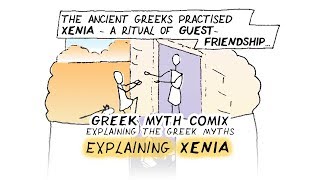 What is XENIA Greek Myth Comix explaining Homeric literature [upl. by Narahs]