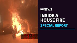 A firsthand look at a house fire from the inside  Special Report  ABC News [upl. by Nnyleahs]