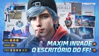 MAXIN INVADIU O ESCRITÓRIO DO FRIFAS  Garena Free Fire [upl. by Lindbom807]