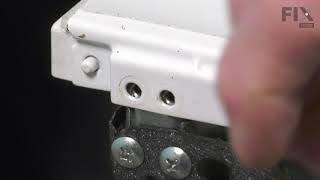 Whirlpool Range Repair  How to Replace the Oven Glass [upl. by Creath]